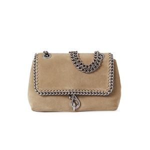 Rebecca Minkoff- Edie Leather Crossbody Bag (Sandrift) BRAND NEW!!!!